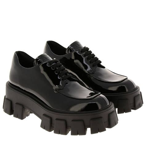 prada black oxford shoes|prada women's oxford shoes.